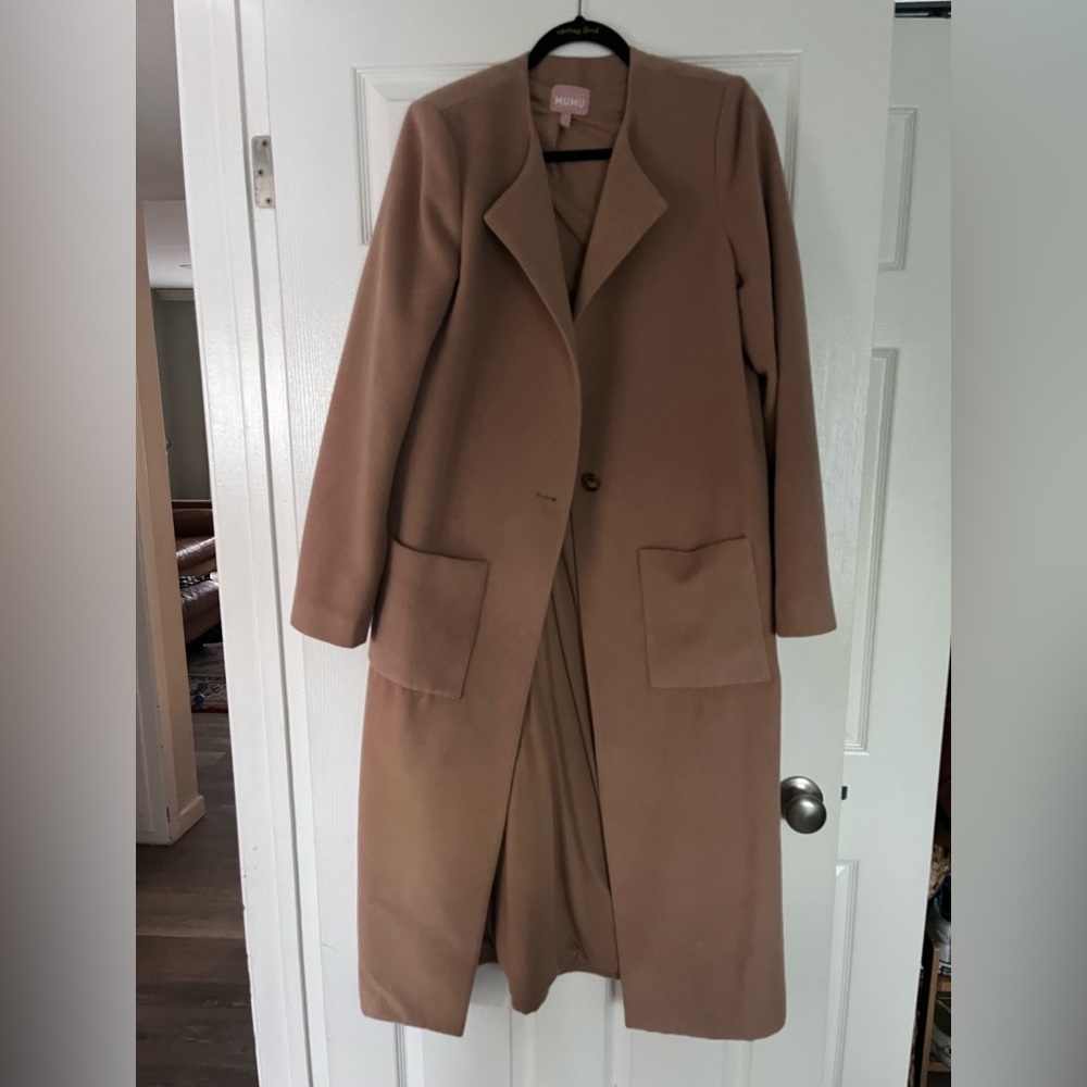 SHOW ME YOUR MUMU LONG COAT